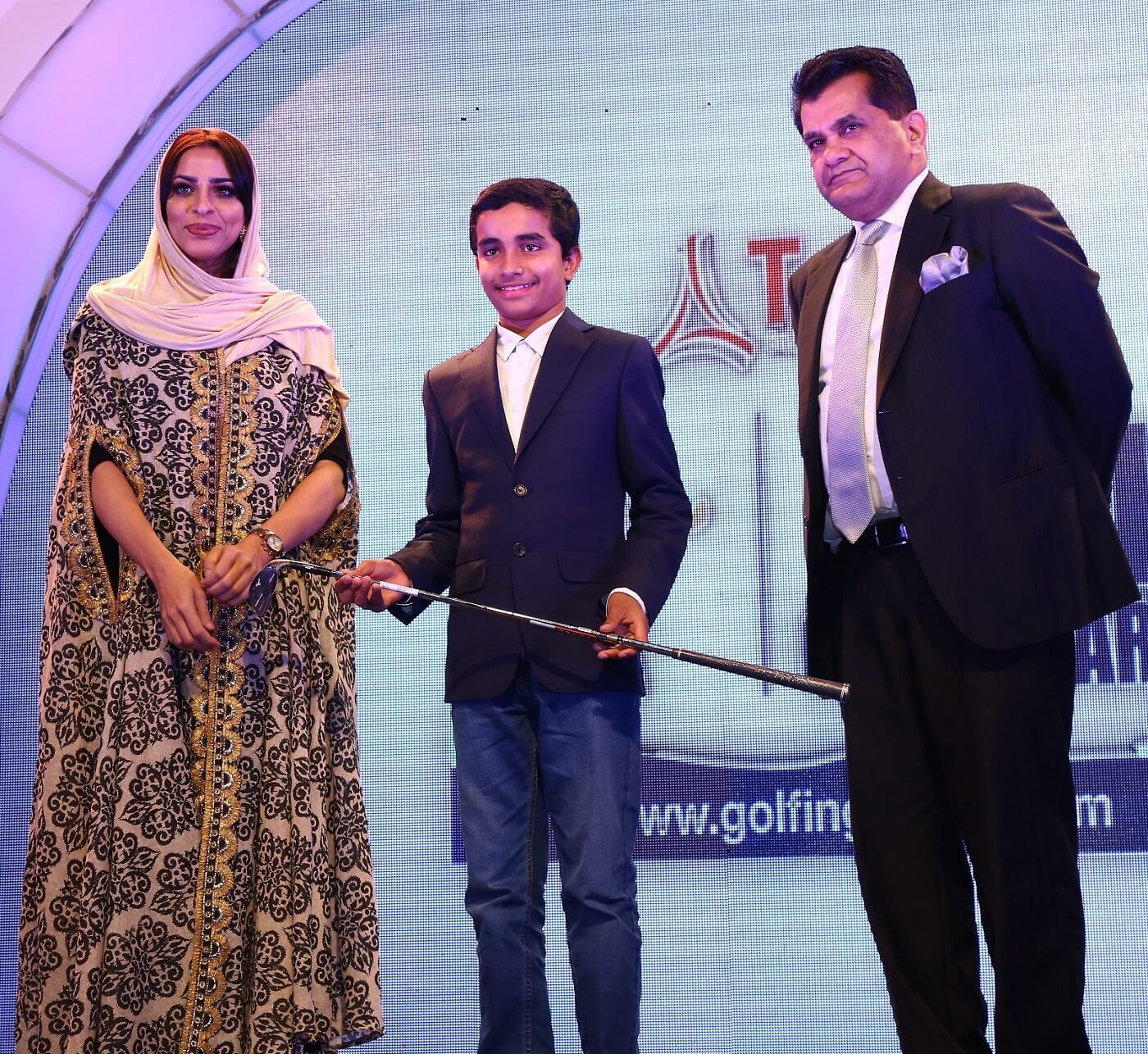 Jumeirah Golf Estates presents the Indian Golf Awards, "Young Achievers” Award.