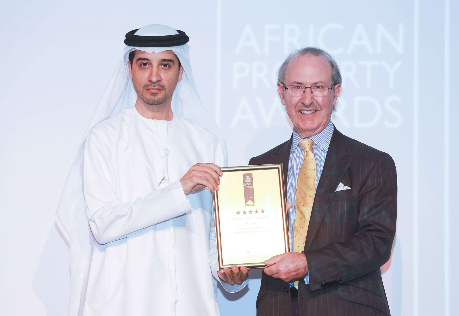 Jumeirah Golf Estates Scoop Treble Accolade At The Arabian Property Awards 2015